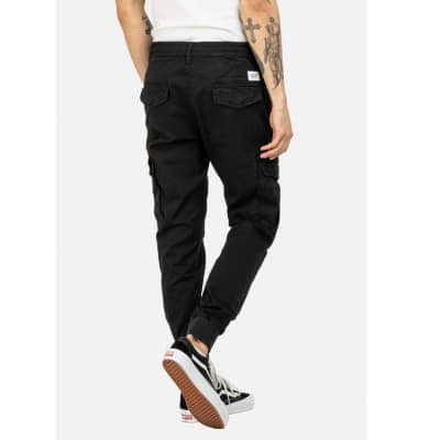 Pantalón Jogger REELL Reflex Rib Cargo Negro Black REFLEXRIB-2995-BK Cargo REELL