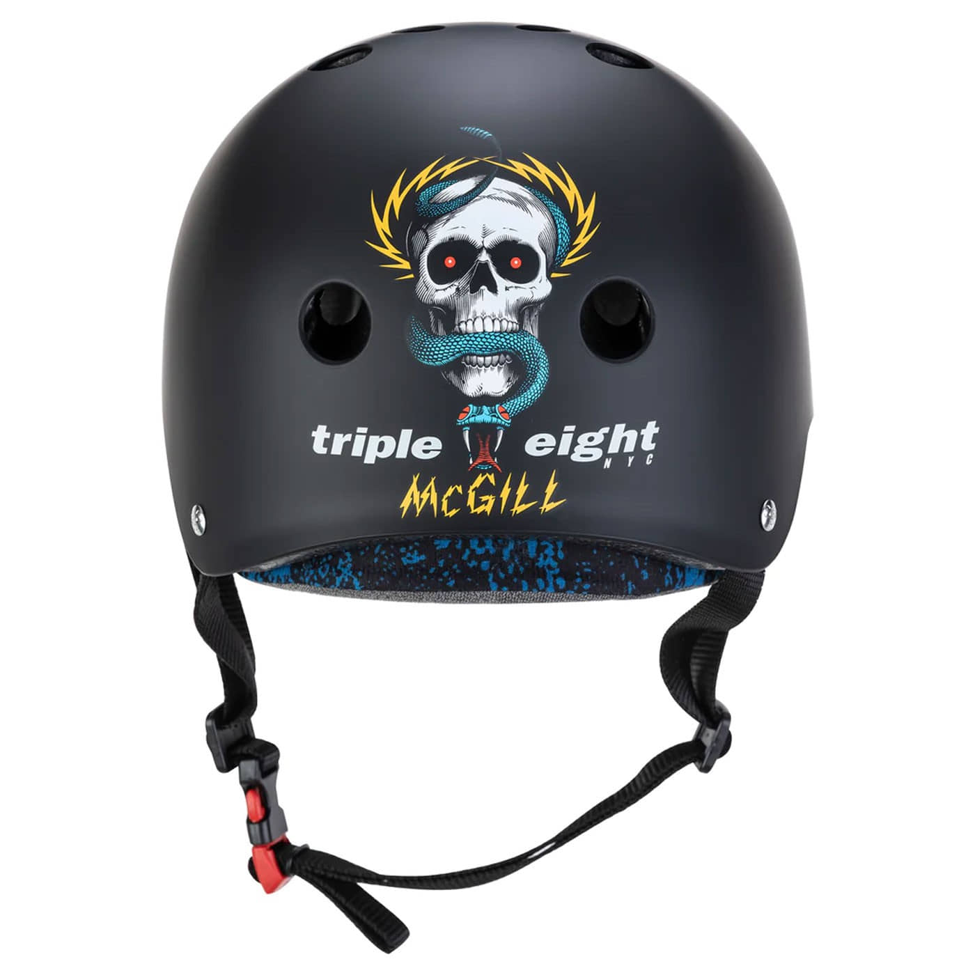 Casco Triple 8 Eight Certified Sweatsaver Mike McGill Signature Edition Black MIKE-MCGILL-BLK Protecciones Triple 8 Eight