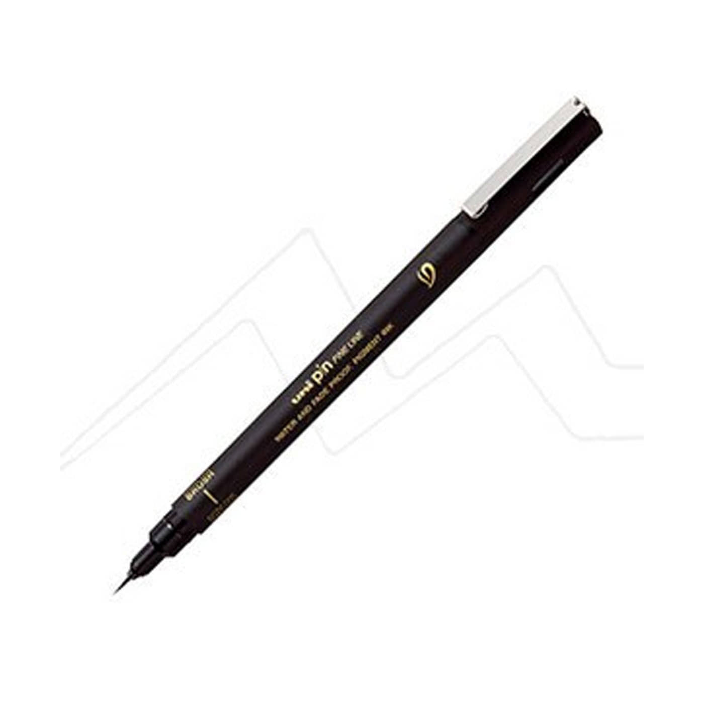 Rotulador Uni Pin 500EF Fine Line Black punta pincel flexible negro 4902778268032 Rotuladores y markers Posca
