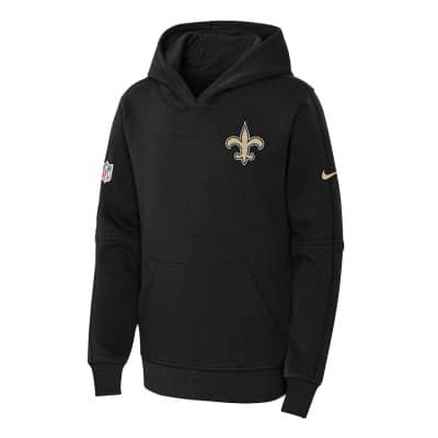Sudadera Nike Club Fleece Pullover Hoodie NFL New Orleans Saints Black 00MS-00A-7W-1UL Sudaderas NIKE