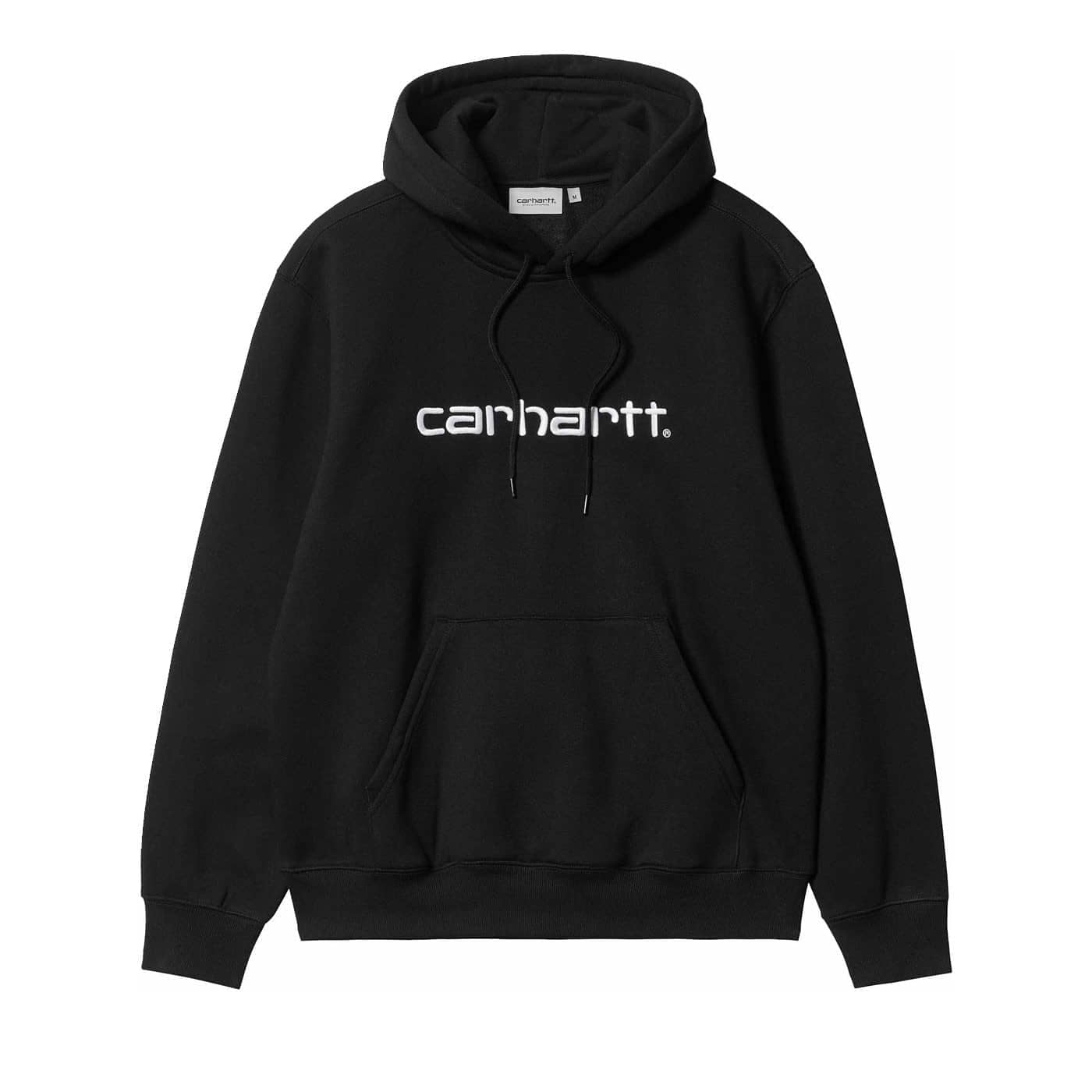 Sudadera Carhartt Hooded Carhartt Sweat Black-White I030547.0D2XX.03 Sudaderas Carhartt WIP