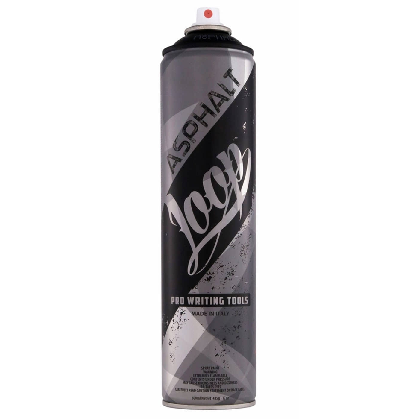 Spray Pintura Loop Asphalt Maxi 600ml - 435 ASPHALT-BLK Botes de spray Loop Colors