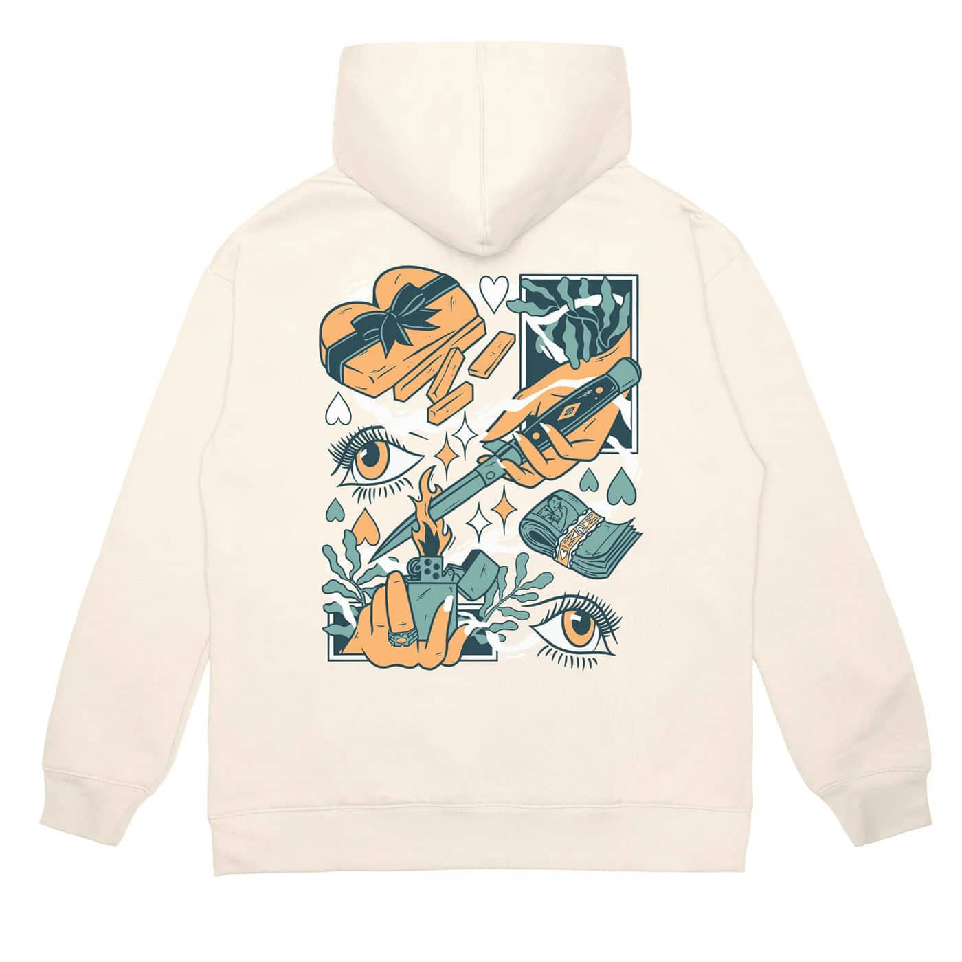 Sudadera Jacker Soulmate Beige PIC-005 Sudaderas Jacker