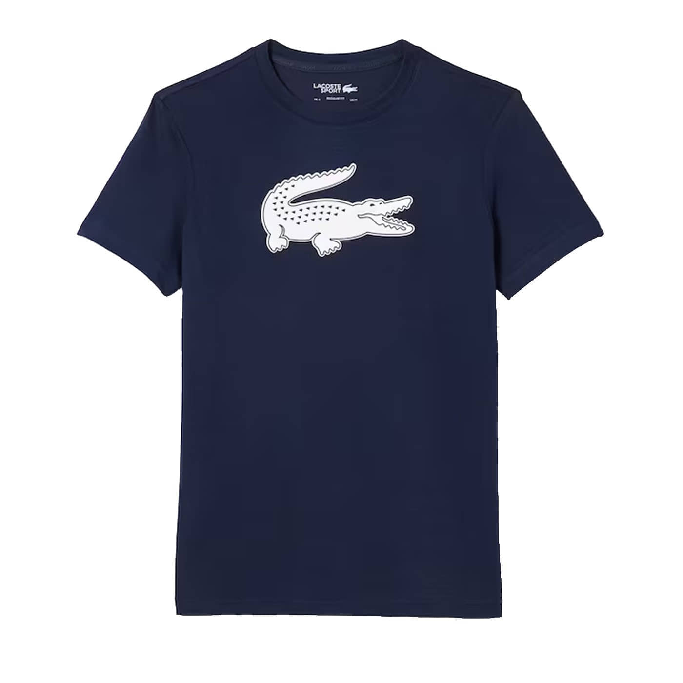 Camiseta Lacoste Th2042 Tee-Shirt 525 Navy Blue-Whit TH2042-525 Camisetas Lacoste