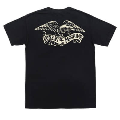 Camiseta pocket Loser Machine Liberty Stock Pocket Tees Negra Black 106000094-BLK Camisetas Loser Machine
