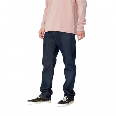 Pantalones Carhartt Klondike Pant azul Blue One Wash I029207.01.2Y Vaquero Jeans Carhartt WIP