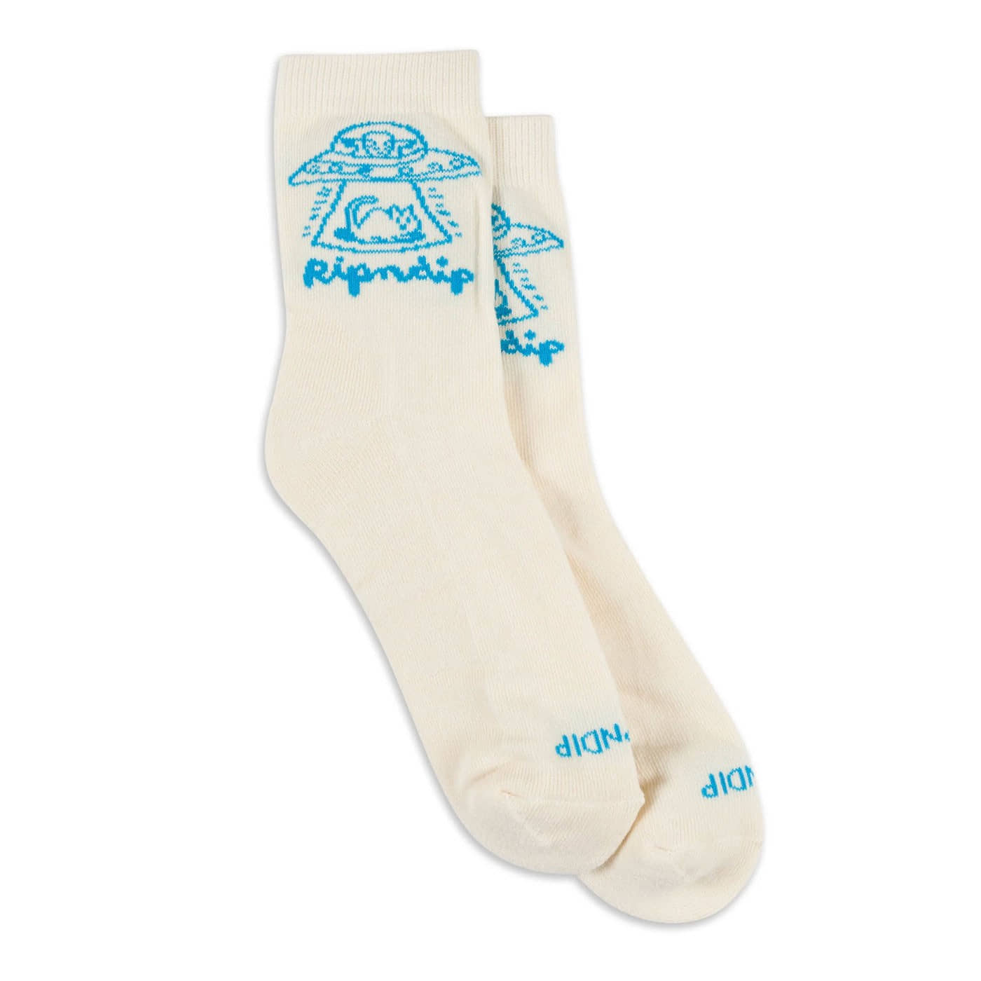 Calcetines RipNDip Blonded Mid Socks Off White RNDSPR24220 Calcetines RipNDip