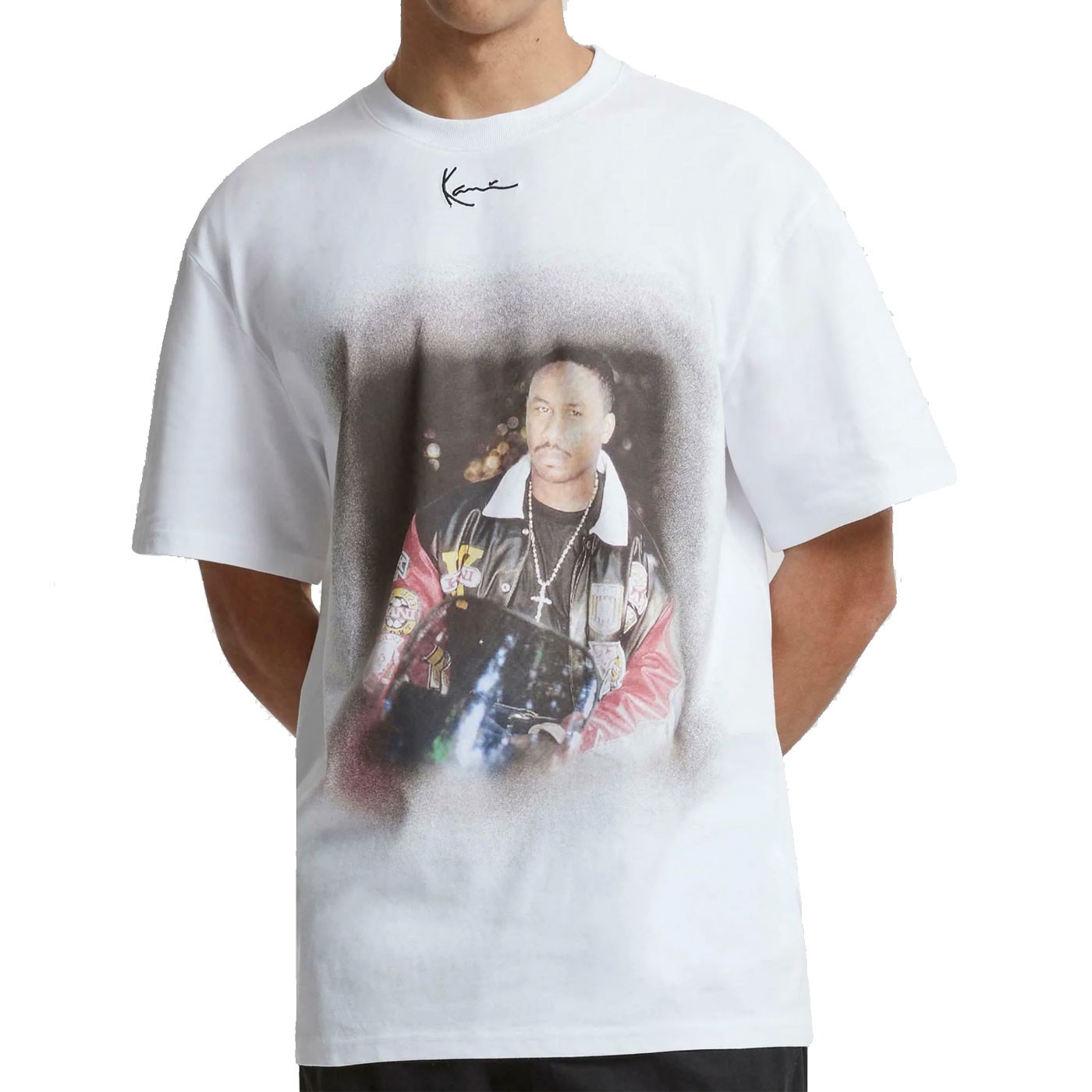 Camiseta Karl Kani Retro Tiny Signature Print Tee white KU242-007-1 Camisetas Karl Kani Camiseta Karl Kani Retro Tiny Signature Print Tee white KU242-007-1 Camisetas Karl Kani