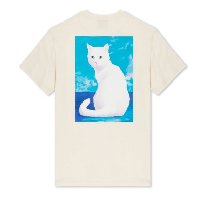 Camiseta RipNDip Pretty Kitty Tee Natural White RNDSUM24142S Camisetas RipNDip