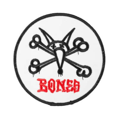 Parche Powell Peralta Vato Rat Patch 3.5" Blanco 99PPACC08000-WHT Tillbehör Powell Peralta