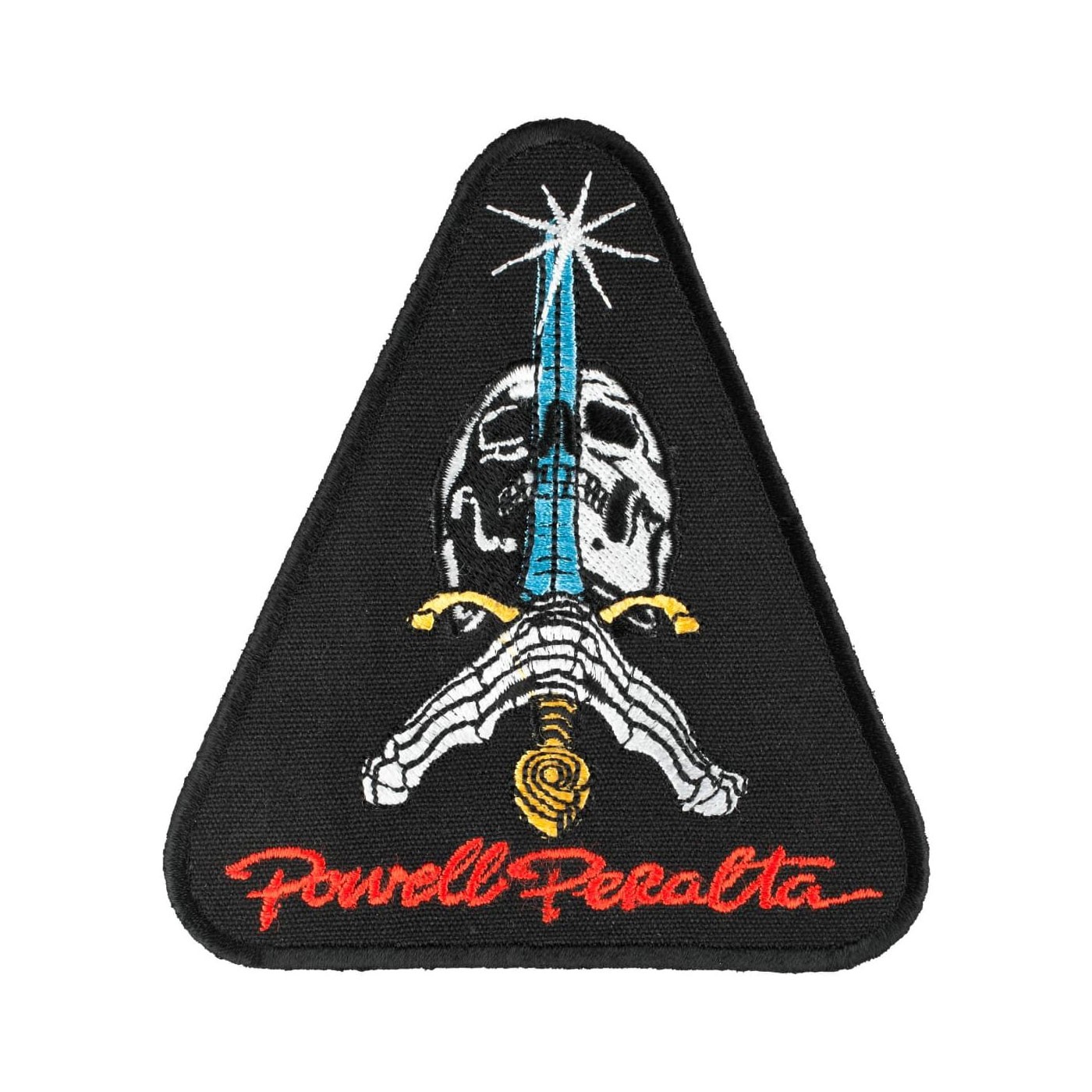 Parche Powell Peralta Skull & Sword Patch 3.5" Negro 9BACC027000 Tillbehör Powell Peralta