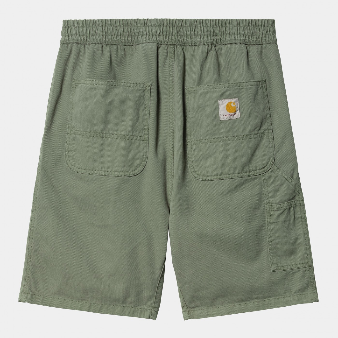 Pantalón corto Carhartt Flint Short verde Park Garment Dyed I030480.1YF.GD Cargo Cortos Carhartt WIP