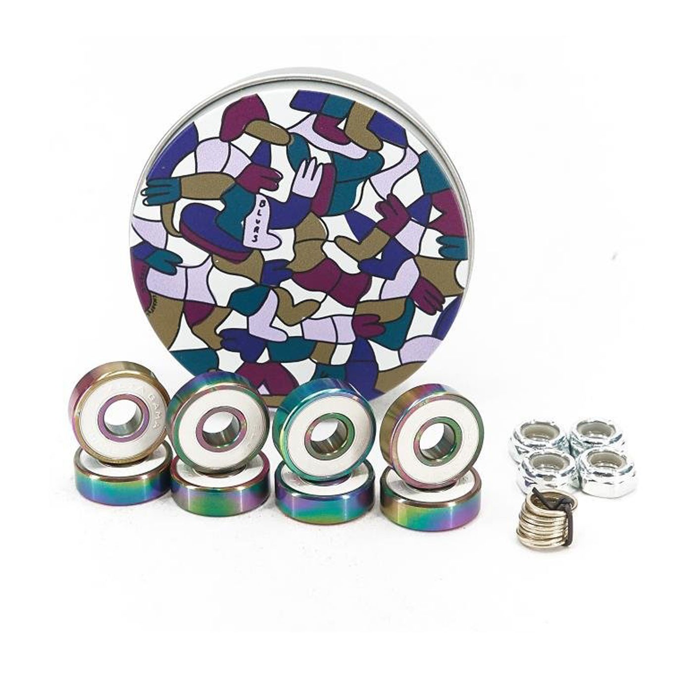 Rodamientos skate BLURS Bearings CERAMICOS Ceramics COLORFUL 7427019988526 Rodamientos Blurs bearings