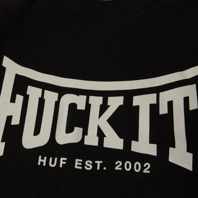 Camiseta manga larga HUF Throwing Hands L-S Tee Negro Black TS02287-BLACK Camisetas HUF