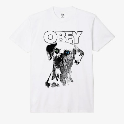Camiseta Obey Dalmation White