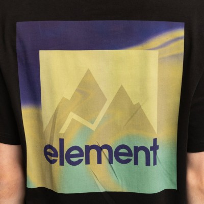 Camiseta Element Joint Swirl Ss Negra Flint Black ELYZT00429-FBK T-shirts Element