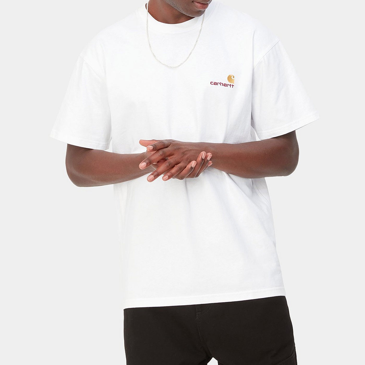 Camiseta Carhartt S-S American Script T-Shirt White I029956.02XX.03 T-shirts Carhartt WIP Camiseta Carhartt S-S American Script T-Shirt White I029956.02XX.03 T-shirts Carhartt WIP