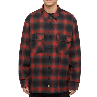 Camisa Dickies Dickies X Spitfire Flannel Ls Shirt Red Ochre DK0A865NJ571 Camisas Dickies