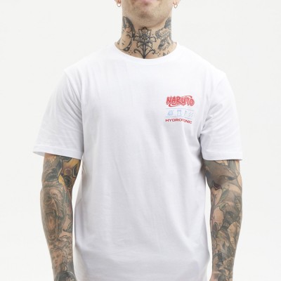 Camiseta Hydroponic Naruto Leaf Village Blanco White NA506-01-WHT Camisetas Hydroponic