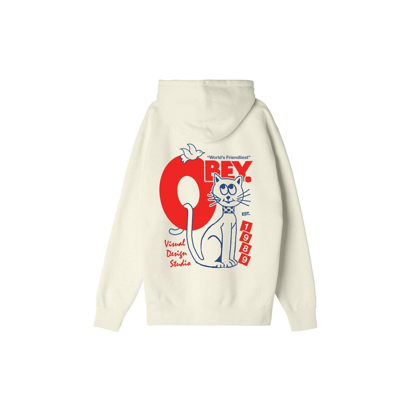 Sudadera capucha OBEY world’s friendliest Unbleached 112843930-UBL Sudaderas Obey 
