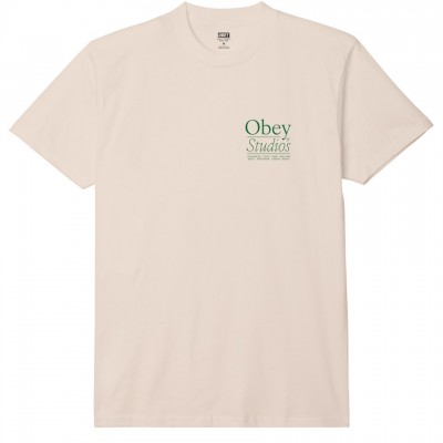 Camiseta OBEY Studios Cream