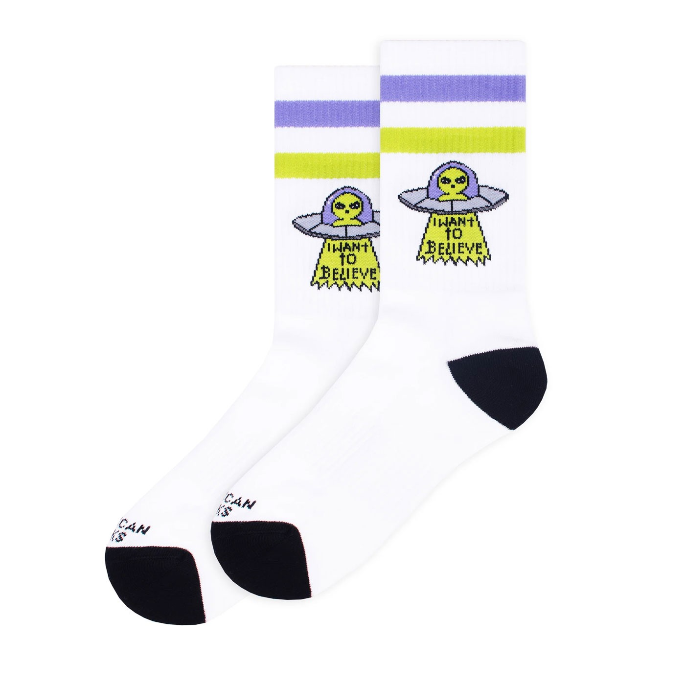 Calcetines American Socks Believe White Mid-High AS406 Calcetines American Socks