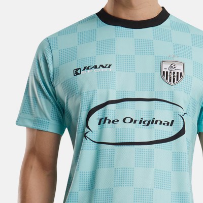 Camiseta Karl Kani OG Sport Star Check Trikot Azul Light Blue KA6812-60350027-BLU Magliette Karl Kani