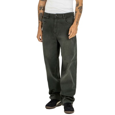 Pantalón Vaquero Reell Baggy Oversized Tapered Fit 3359 Verde Dirty Green REELL-BAGGY-3359-DG Vaquero Jeans REELL
