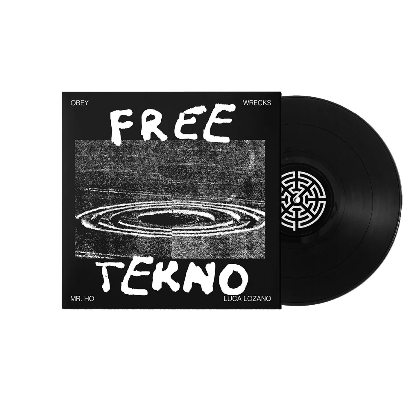 Disco Vinilo Obey Colaboración Free Tekno Klasse Wrecks 12'' Black 326000234 Zubehör Obey Disco Vinilo Obey Colaboración Free Tekno Klasse Wrecks 12'' Black 326000234 Zubehör Obey