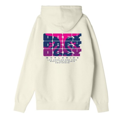 Sudadera capucha OBEY brick by brick Unbleached 112843968-UBL Sudaderas Obey 