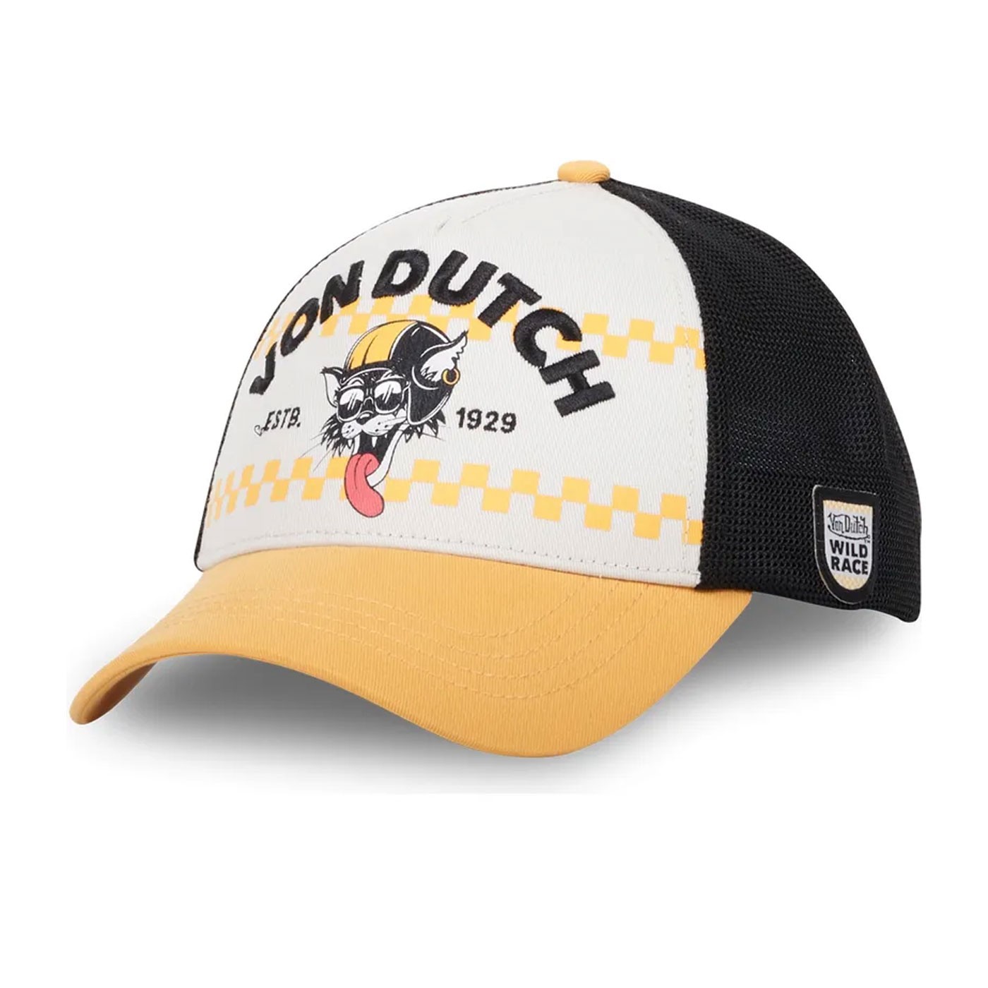 Gorra Von Dutch Trucker Wig Yellow Black VD/1/CB/WIG Gorras Von Dutch