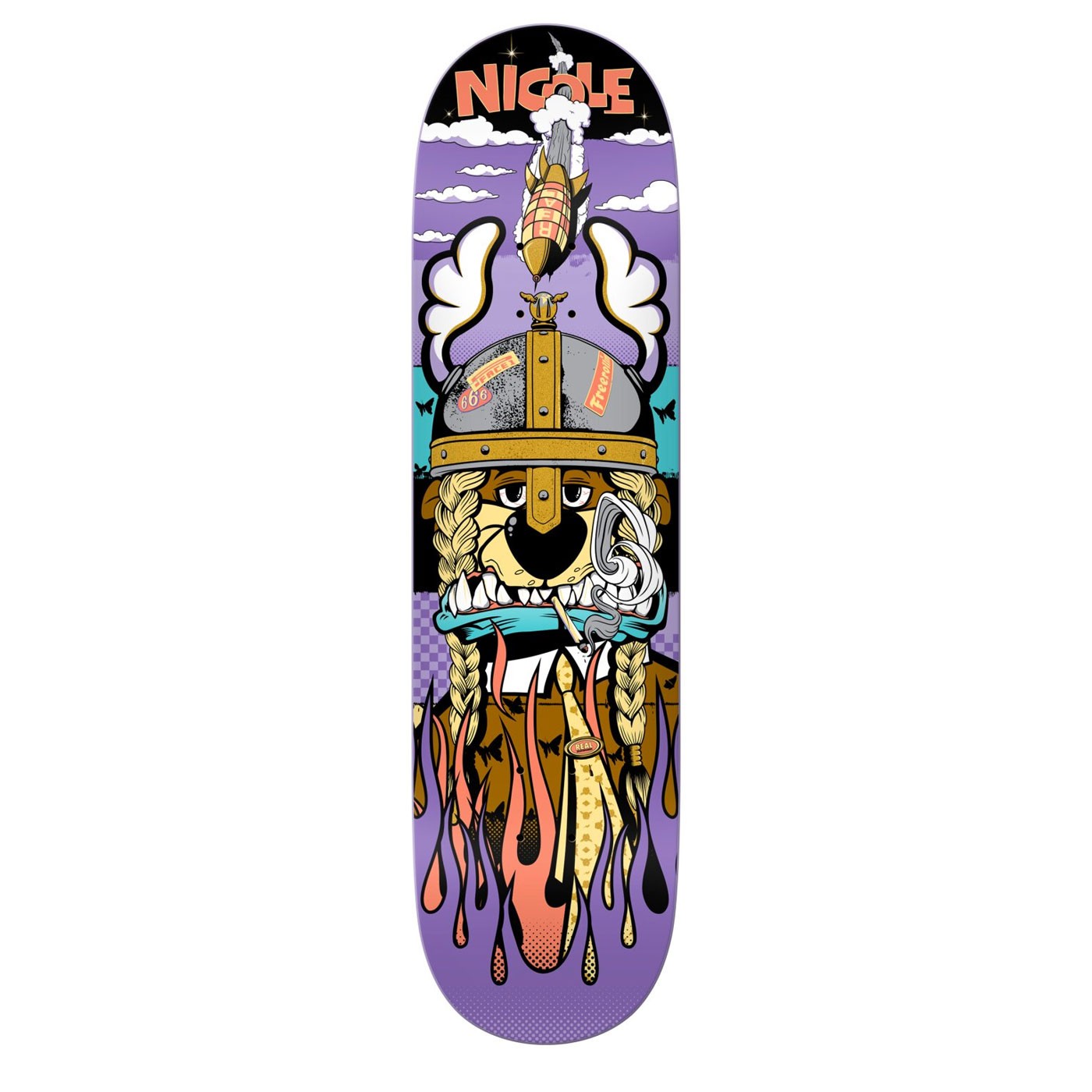 Tabla Skate Real x Dface Nicole Hause 8.06" 10021zz048ha00 Tablas Real