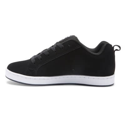 Zapatillas DC Shoes Court Graffik Shoe Black White Stencil 300678-BWS Zapatillas DC SHOES