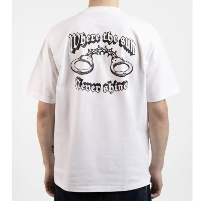 Camiseta Wasted Paris Darbies Blanco White WSTD-DRBS-BLK-SS25 T-shirts Wasted Paris