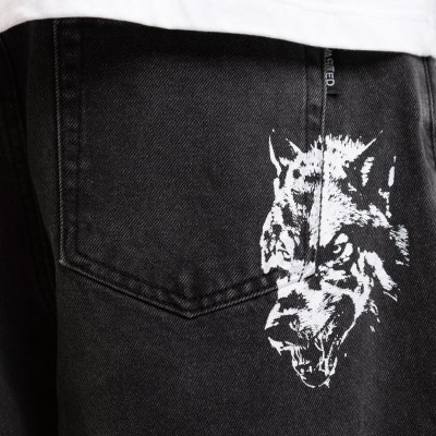 Pantalones Wasted Paris Jean Casper Varg Negro Faded Black SS25D1-CSR-FDDBLK Vaquero Jeans Wasted Paris