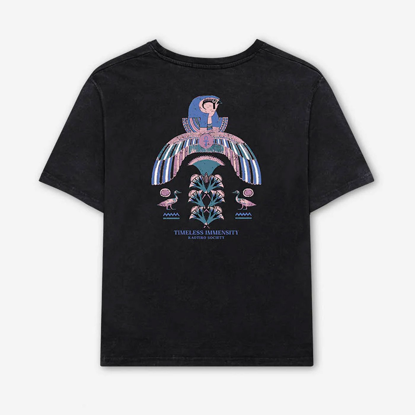 Camiseta Kaotiko Washed Timeless Inmensity Negro Black AQ004-01-M002 Magliette Kaotiko Camiseta Kaotiko Washed Timeless Inmensity Negro Black AQ004-01-M002 Magliette Kaotiko