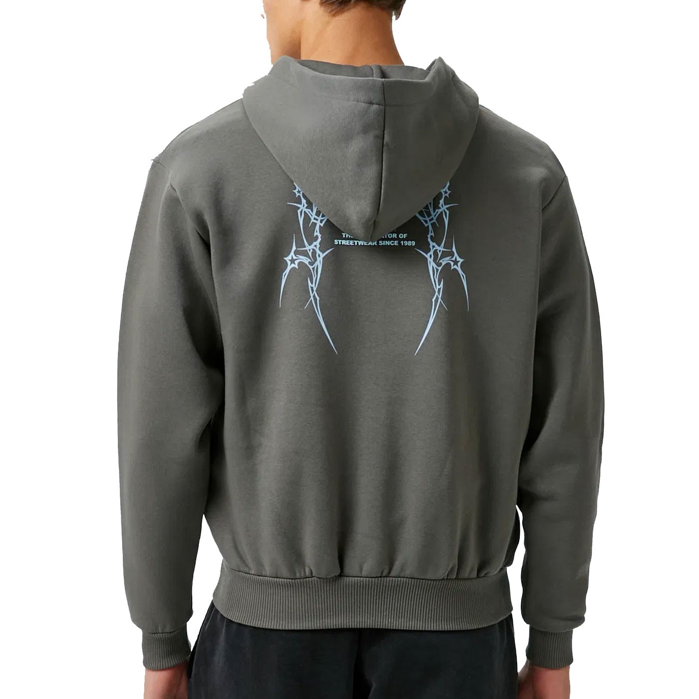 Sudadera Karl Kani Small Signature Tribal Os Full Zip Hoodie Anthracite KM243-032-2 Sudaderas Karl Kani