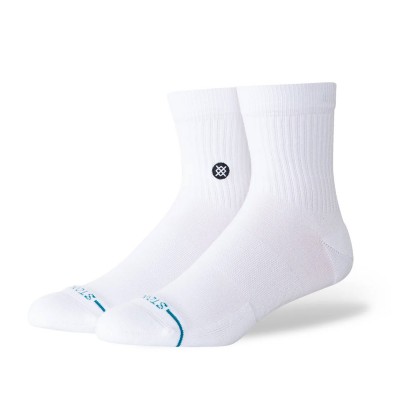 Calcetines Stance Icon Quarter Sock Blanco White A356A21IQT-WHT Calcetines Stance