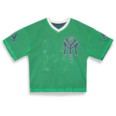 Camiseta Grimey Sweet Science Reversible Mesh Boxy V Neck Navy GARBV742-NAVY Magliette Grimey