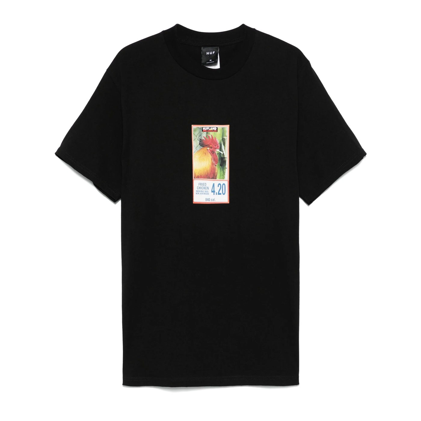 Camiseta HUF Fried Tee Black TS02397-WHT T-Shirts HUF Camiseta HUF Fried Tee Black TS02397-WHT T-Shirts HUF