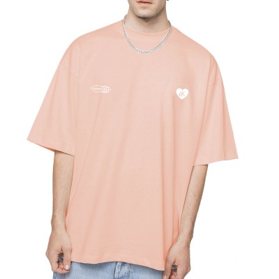 Camiseta Kaotiko Washed Chaos Coral AQ094-02-G002-CORAL Camisetas Kaotiko
