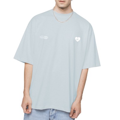 Camiseta Kaotiko Washed Chaos Blue AQ094-02-G002-BLUE Camisetas Kaotiko