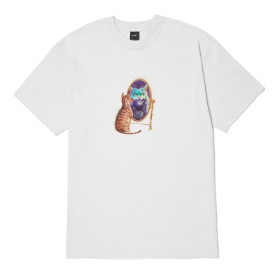 Camiseta HUF Mirror Tee White TS02414-WHT Camisetas HUF