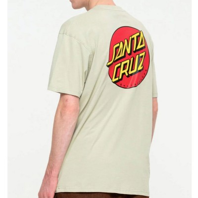 Camiseta Classic Dot Chest Beige Blond Wood SCA-TEE-12443 Camisetas Santa Cruz