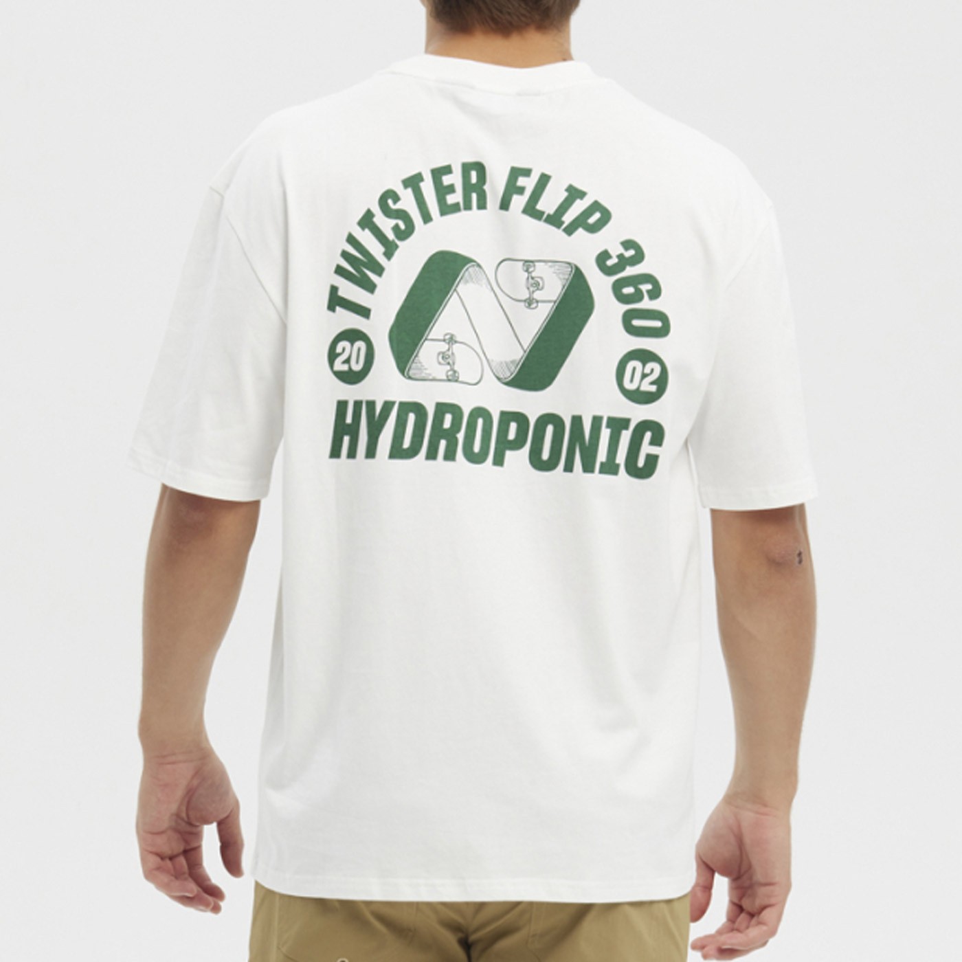 Camiseta Hydroponis Twister Flip Ss Blanco White 25015-01-S-WHT T-Shirts Hydroponic Camiseta Hydroponis Twister Flip Ss Blanco White 25015-01-S-WHT T-Shirts Hydroponic