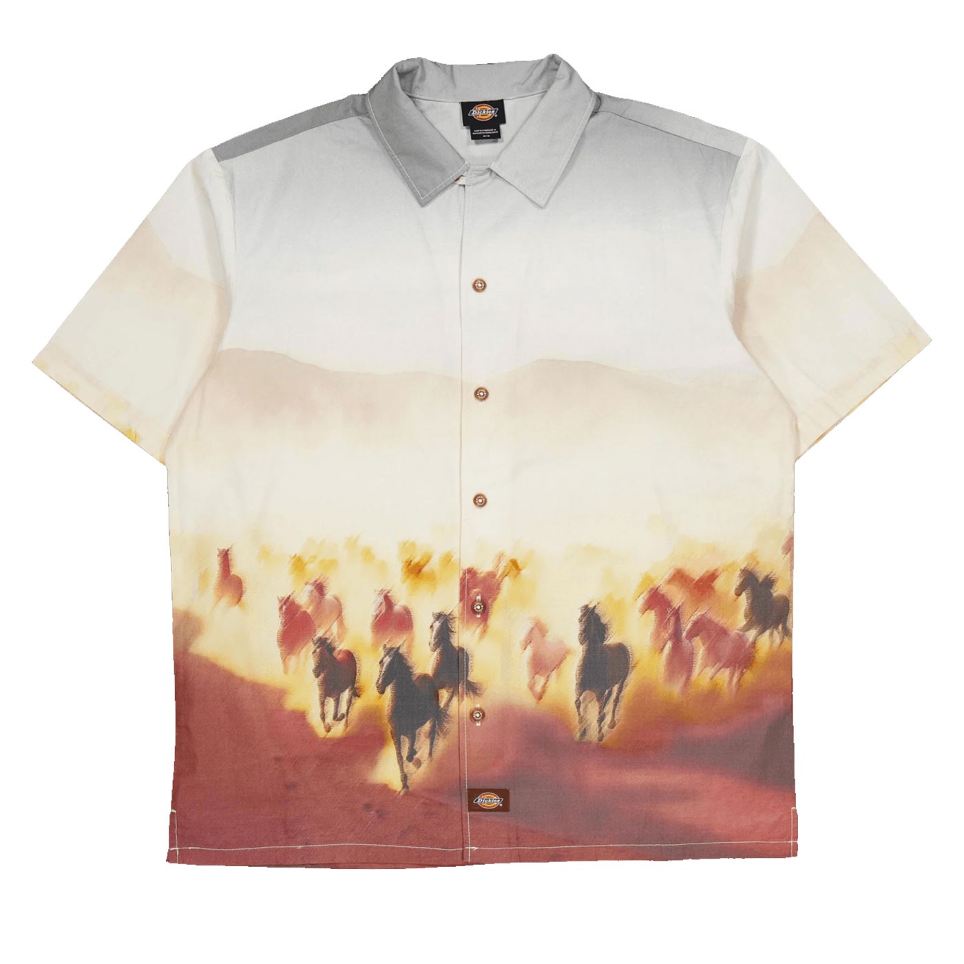 Camisa Dickies Running Wild Shirt Ss Oak Buff DK0A8676K411 Camisas Dickies Camisa Dickies Running Wild Shirt Ss Oak Buff DK0A8676K411 Camisas Dickies
