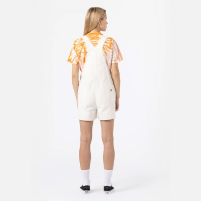 Peto corto mujer Dickies Duck Canvas Short Bib W Sw Cloud DK0A4XPTC431 Woman Overalls and jumpsuits Dickies