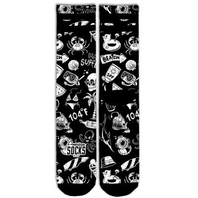 Calcetines American Socks Hella Hot Negro Black AS427 Calcetines American Socks