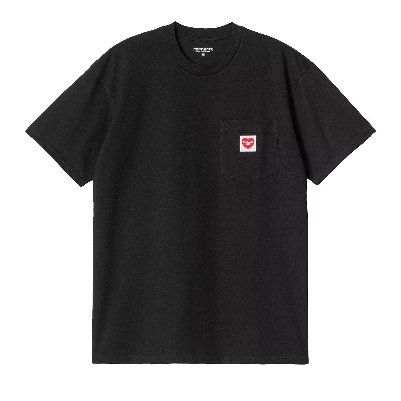 Camiseta Carhartt S-S Pocket Heart T-Shirt Black-Red I032128.1V2XX.03 Camisetas Carhartt WIP Camiseta Carhartt S-S Pocket Heart T-Shirt Black-Red I032128.1V2XX.03 Camisetas Carhartt WIP