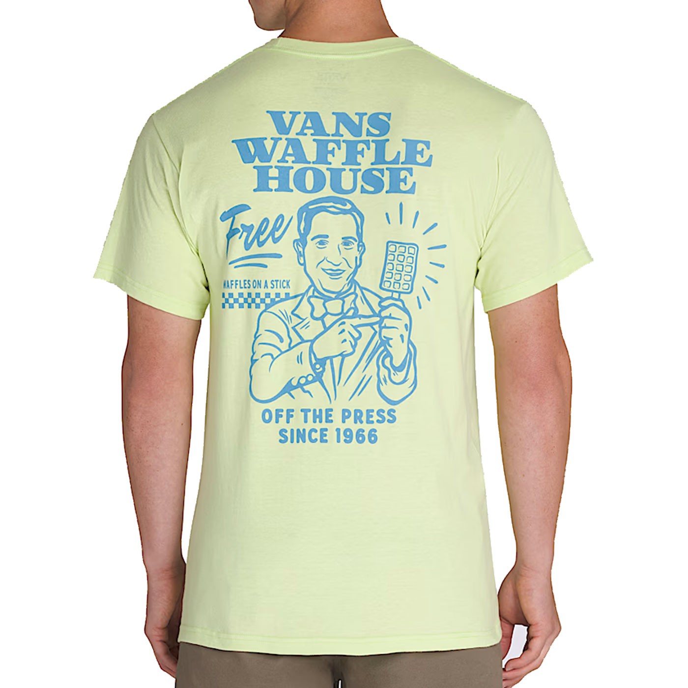 Camiseta Vans Death Grip Ss Shadow Lime VN000M5ACLH1 Camisetas Vans